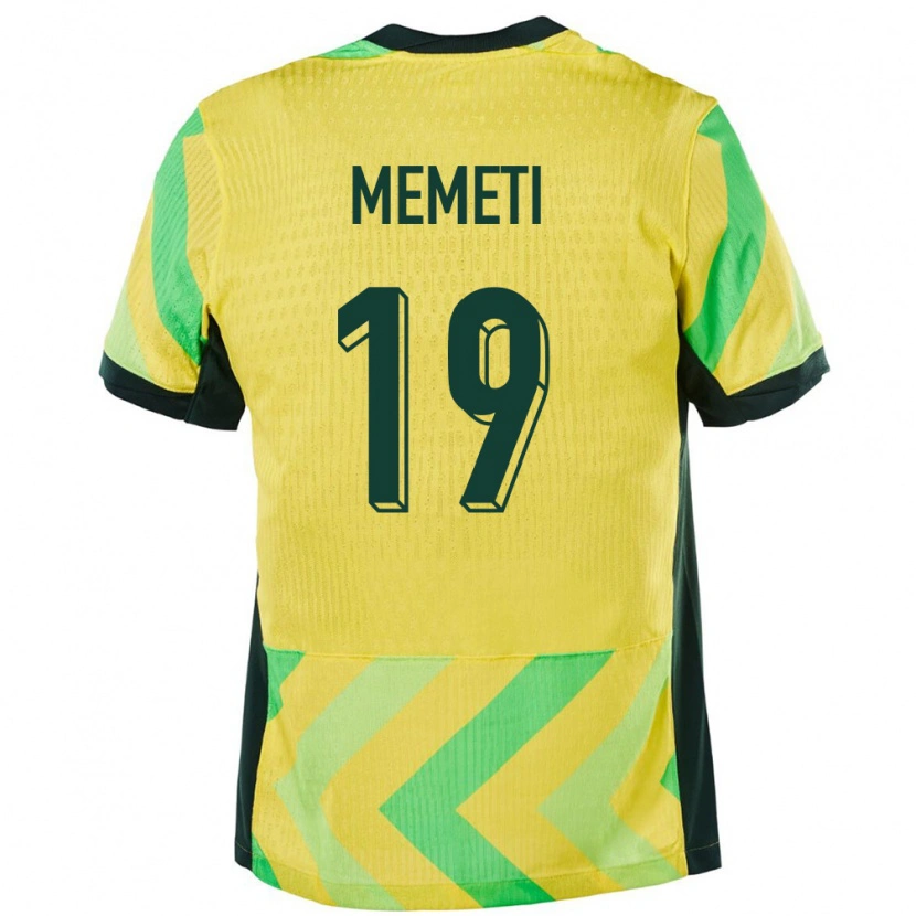 Danxen Dětské Austrálie Medin Memeti #19 Zlatý Domů Hráčské Dresy 24-26 Dres
