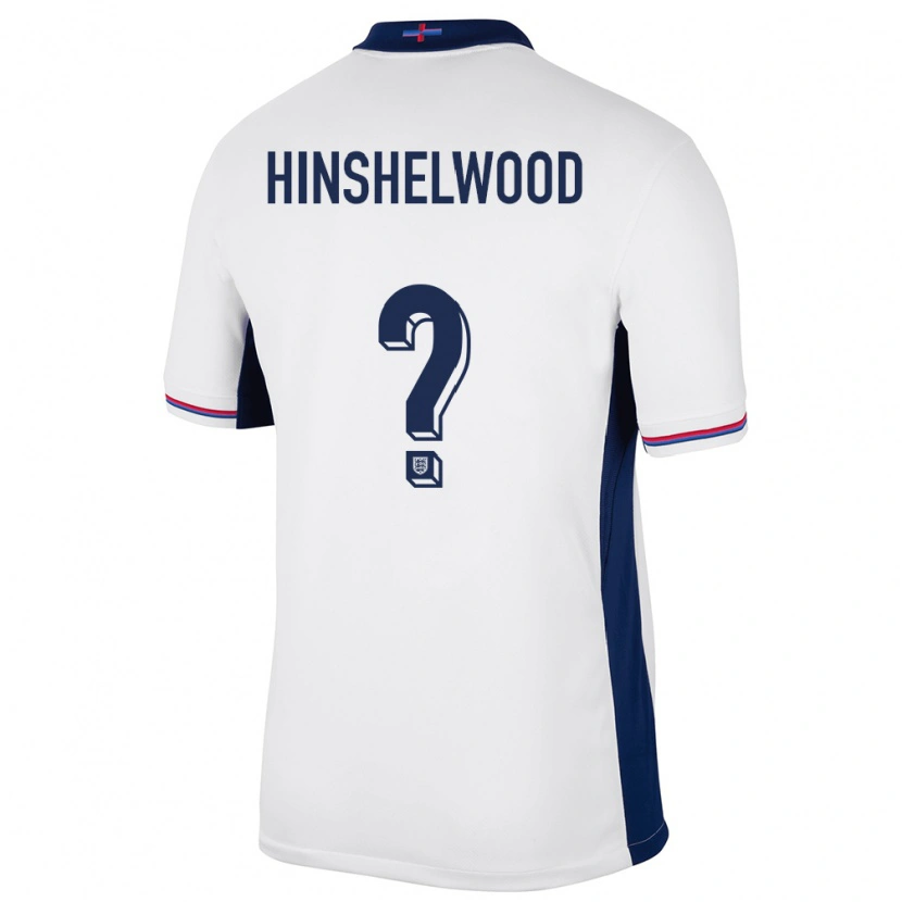 Danxen Dětské Anglie Jack Hinshelwood #0 Bílý Domů Hráčské Dresy 24-26 Dres