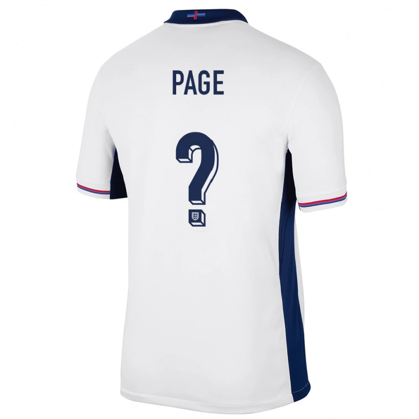 Danxen Dětské Anglie Louis Page #0 Bílý Domů Hráčské Dresy 24-26 Dres