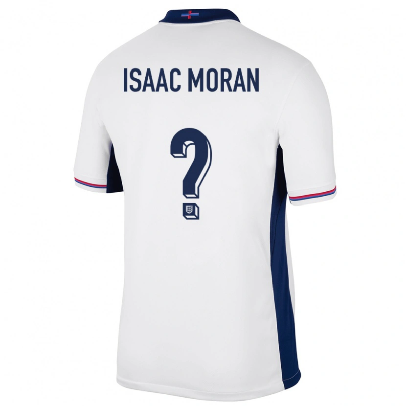 Danxen Dětské Anglie Isaac Moran #0 Bílý Domů Hráčské Dresy 24-26 Dres