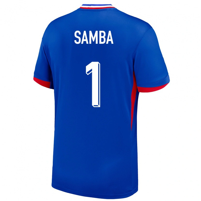 Danxen Dětské Francie Brice Samba #1 Modrý Domů Hráčské Dresy 24-26 Dres
