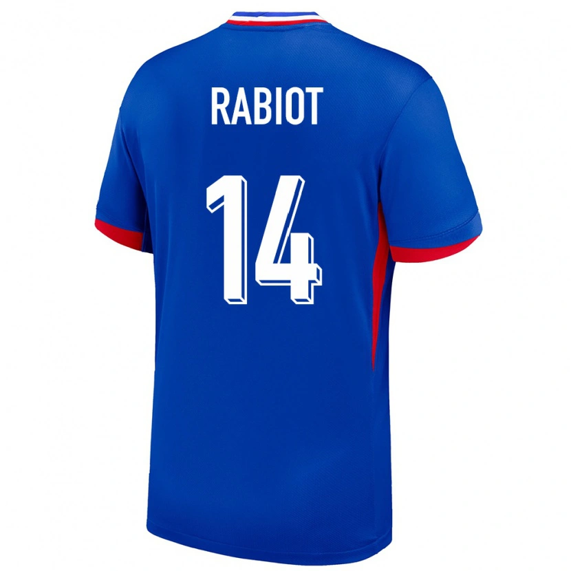 Danxen Dětské Francie Adrien Rabiot #14 Modrý Domů Hráčské Dresy 24-26 Dres