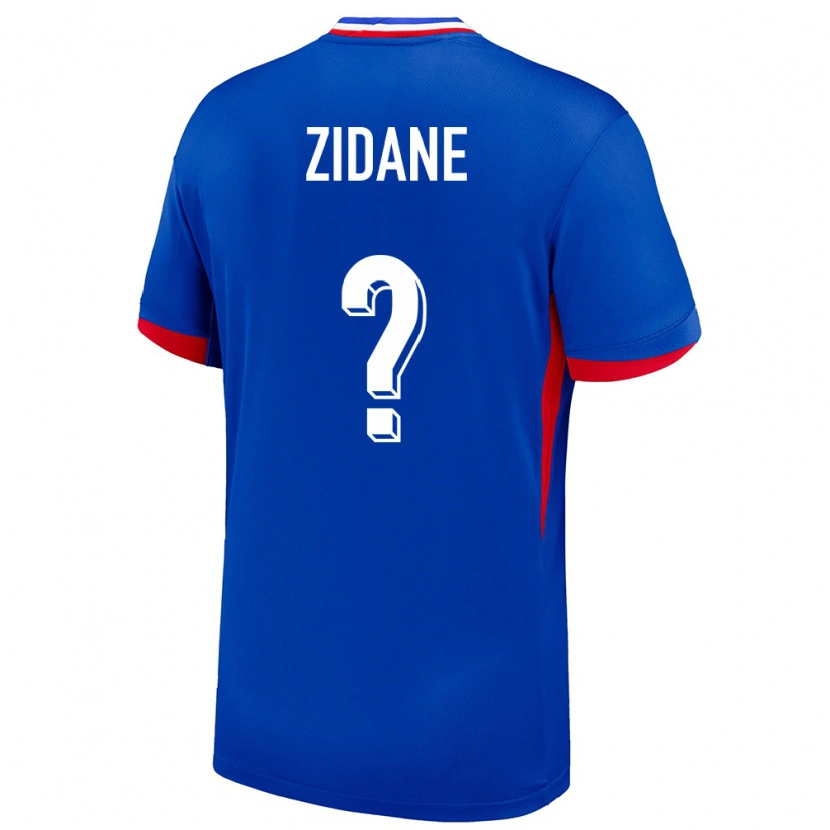Danxen Dětské Francie Elyaz Zidane #0 Modrý Domů Hráčské Dresy 24-26 Dres
