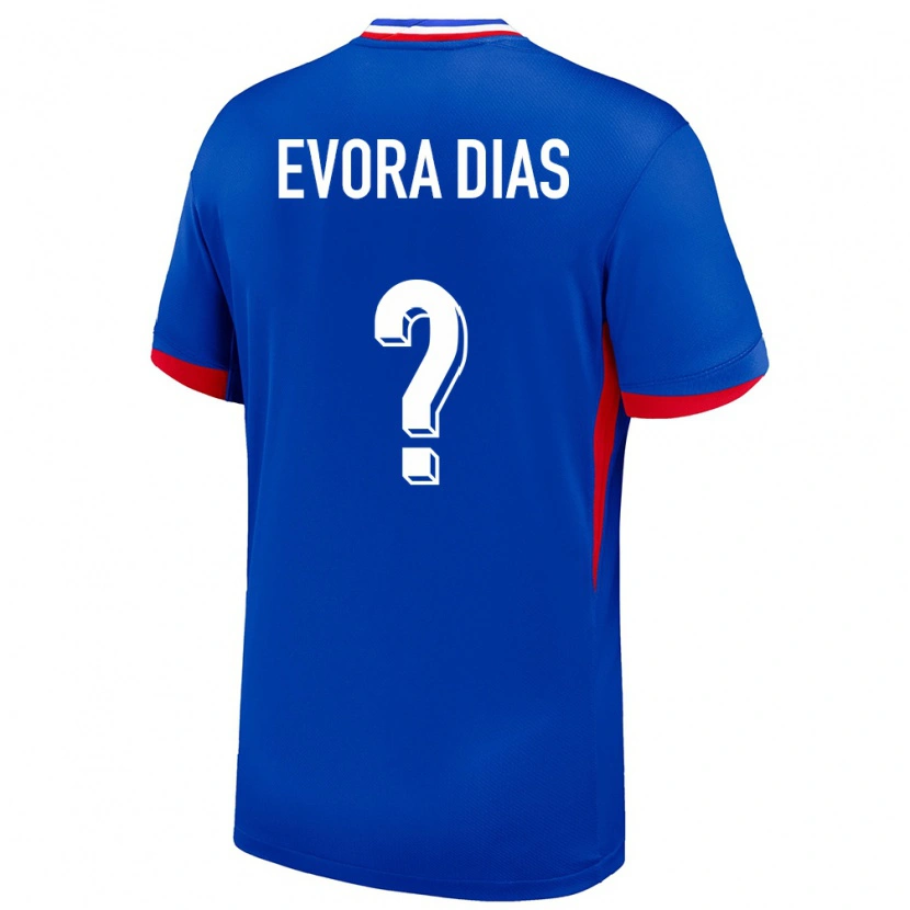 Danxen Dětské Francie Enzo Evora Dias #0 Modrý Domů Hráčské Dresy 24-26 Dres
