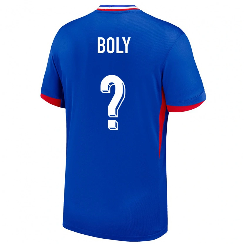 Danxen Dětské Francie David Boly #0 Modrý Domů Hráčské Dresy 24-26 Dres