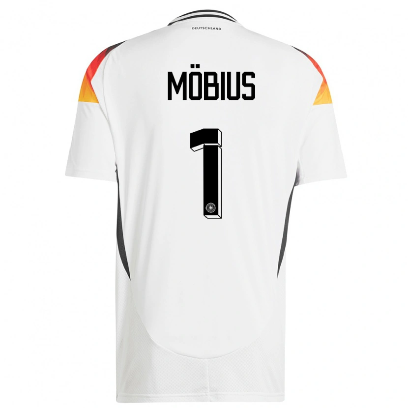 Danxen Dětské Německo Tjark Möbius #1 Bílý Domů Hráčské Dresy 24-26 Dres