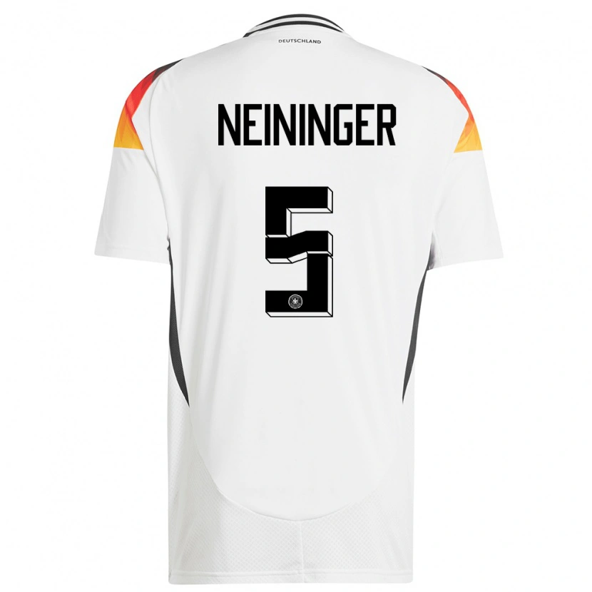 Danxen Dětské Německo Till Neininger #5 Bílý Domů Hráčské Dresy 24-26 Dres