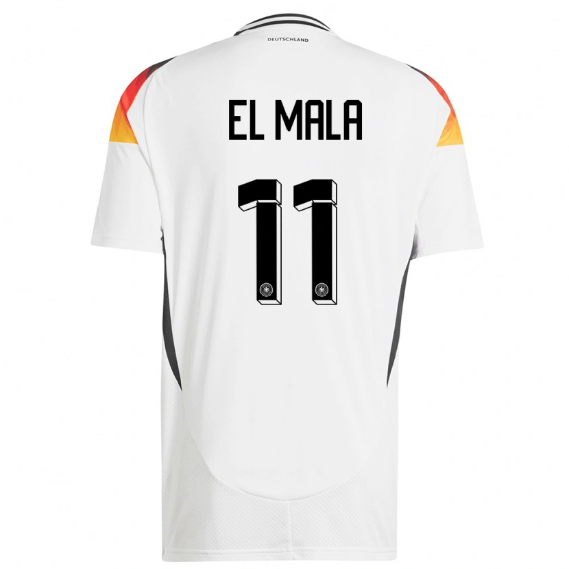 Danxen Dětské Německo Said El Mala #11 Bílý Domů Hráčské Dresy 24-26 Dres