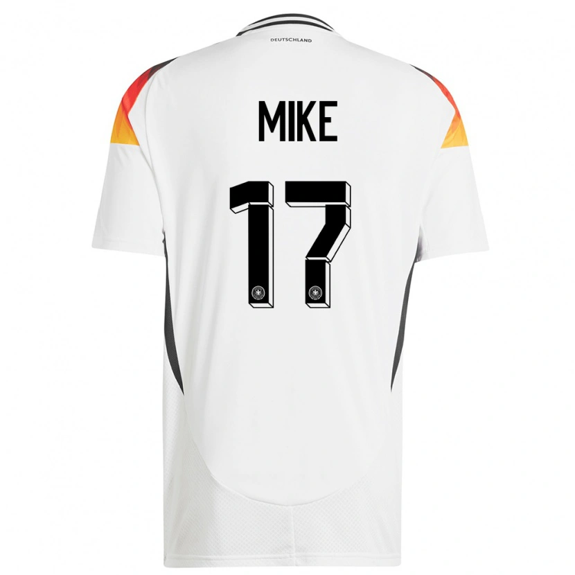 Danxen Dětské Německo Wisdom Mike #17 Bílý Domů Hráčské Dresy 24-26 Dres
