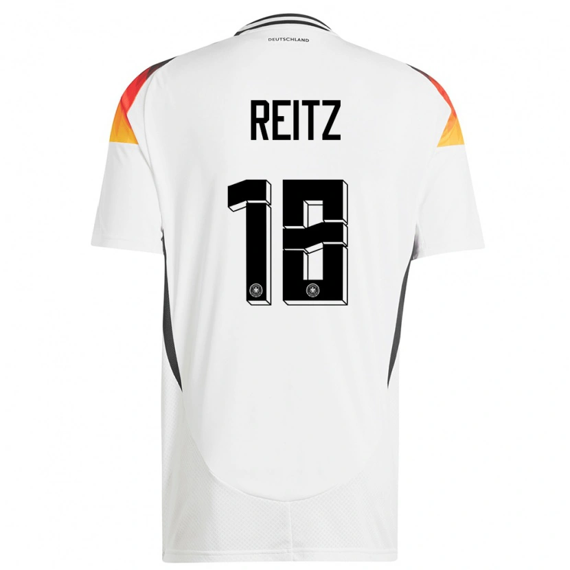 Danxen Dětské Německo Rocco Reitz #18 Bílý Domů Hráčské Dresy 24-26 Dres