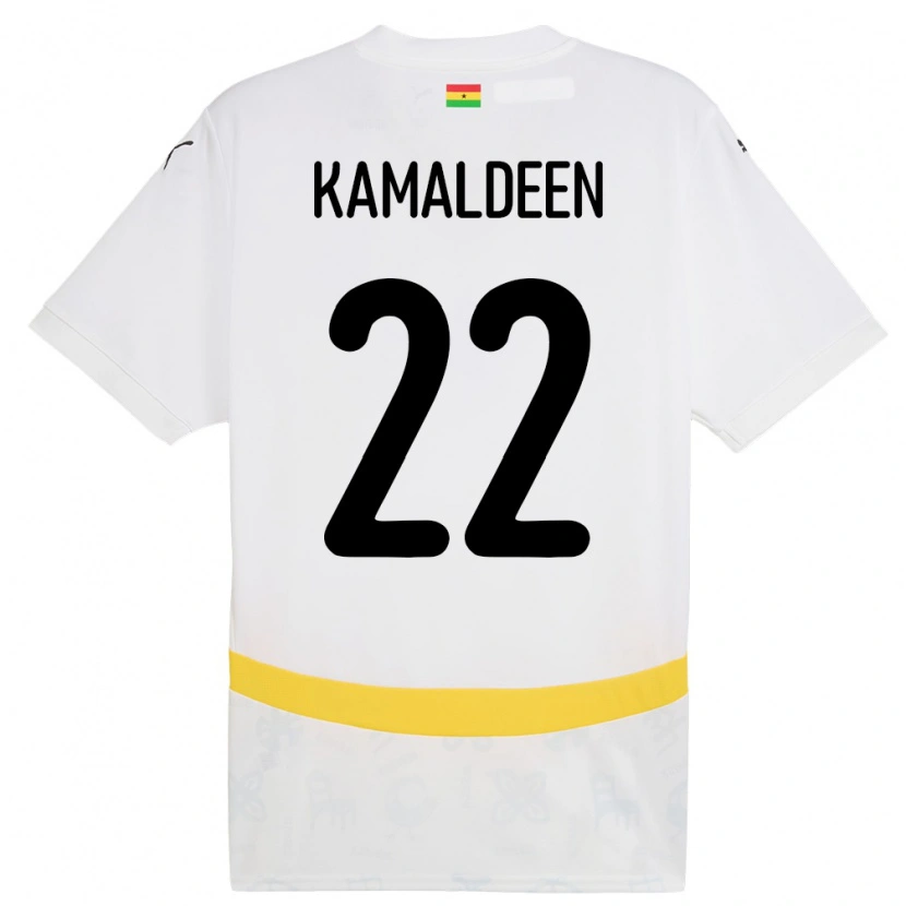 Danxen Dětské Ghana Kamaldeen Sulemana #22 Bílý Domů Hráčské Dresy 24-26 Dres