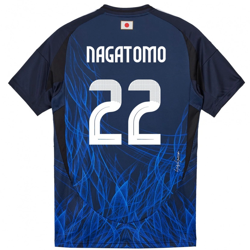 Danxen Dětské Japonsko Yuto Nagatomo #22 Tmavě Modrá Domů Hráčské Dresy 24-26 Dres