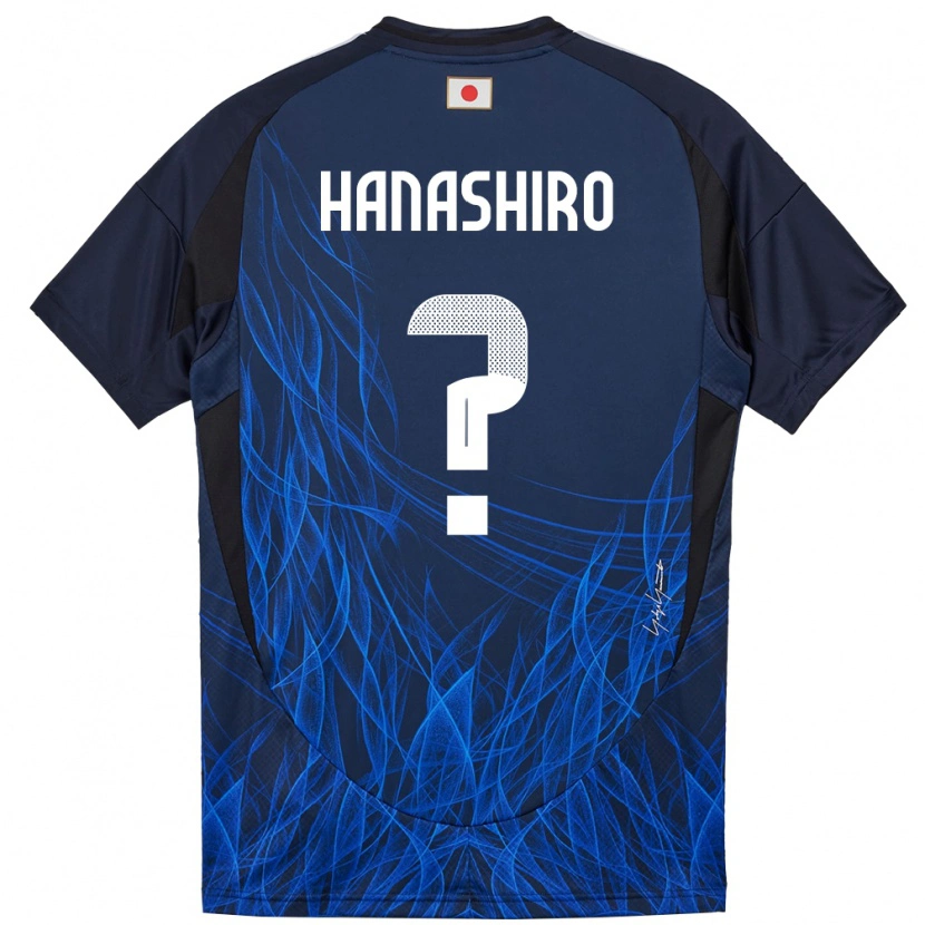 Danxen Dětské Japonsko Rinto Hanashiro #0 Tmavě Modrá Domů Hráčské Dresy 24-26 Dres