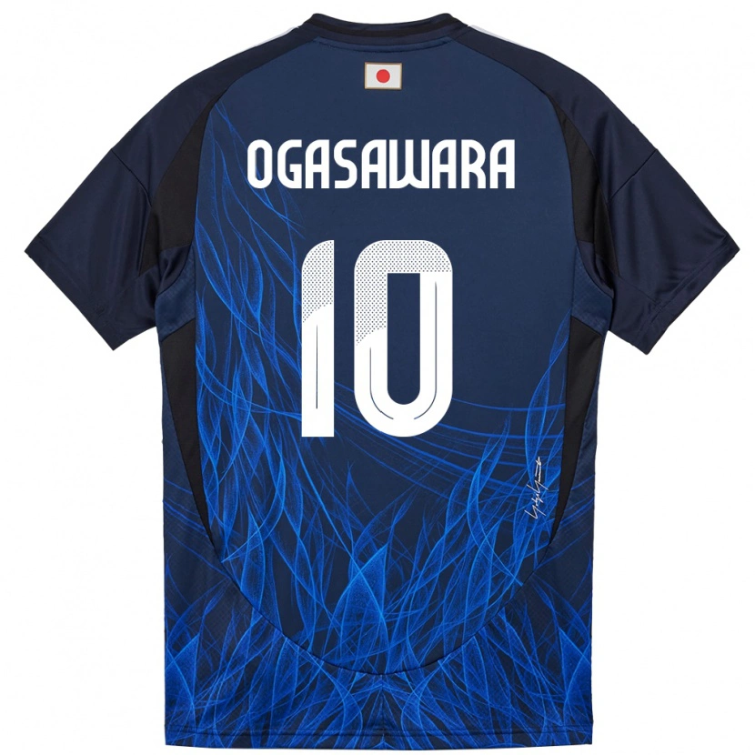 Danxen Dětské Japonsko Hiro Ogasawara #10 Tmavě Modrá Domů Hráčské Dresy 24-26 Dres