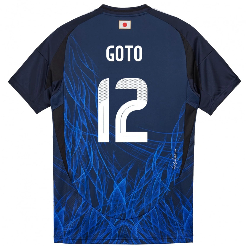 Danxen Dětské Japonsko Wataru Goto #12 Tmavě Modrá Domů Hráčské Dresy 24-26 Dres