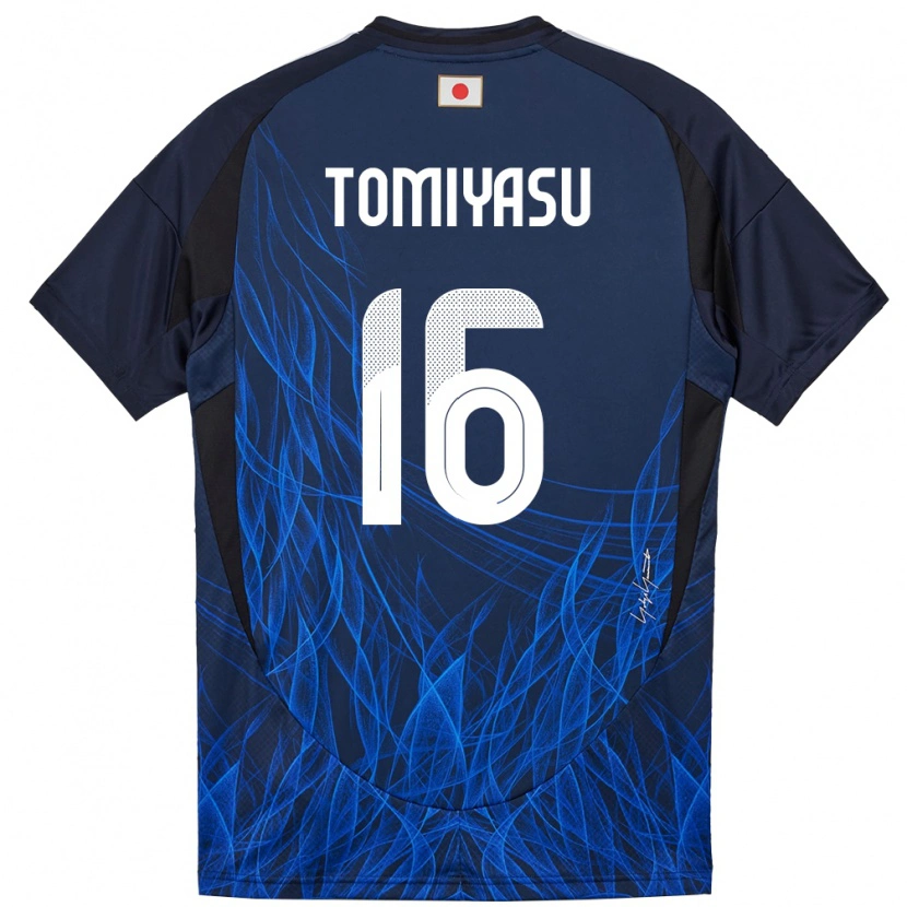 Danxen Dětské Japonsko Takehiro Tomiyasu #16 Tmavě Modrá Domů Hráčské Dresy 24-26 Dres