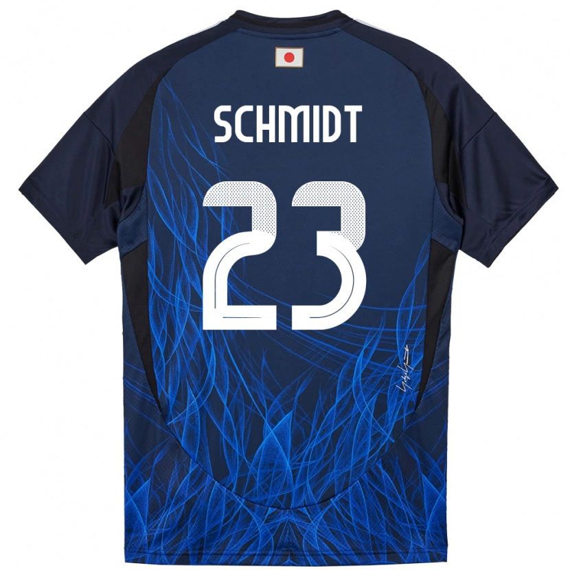 Danxen Dětské Japonsko Daniel Schmidt #23 Tmavě Modrá Domů Hráčské Dresy 24-26 Dres