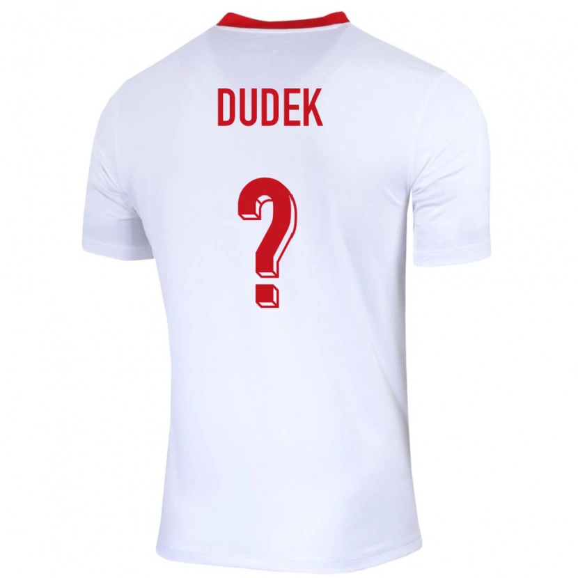 Danxen Dětské Polsko Sammy Dudek #0 Bílý Domů Hráčské Dresy 24-26 Dres