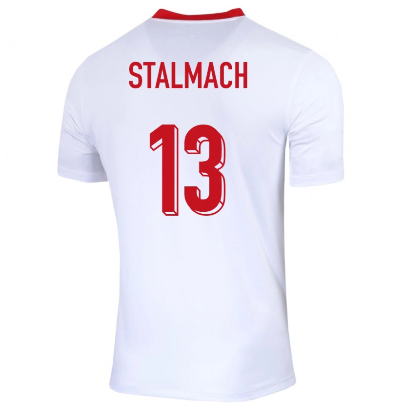 Danxen Dětské Polsko Dariusz Stalmach #13 Bílý Domů Hráčské Dresy 24-26 Dres