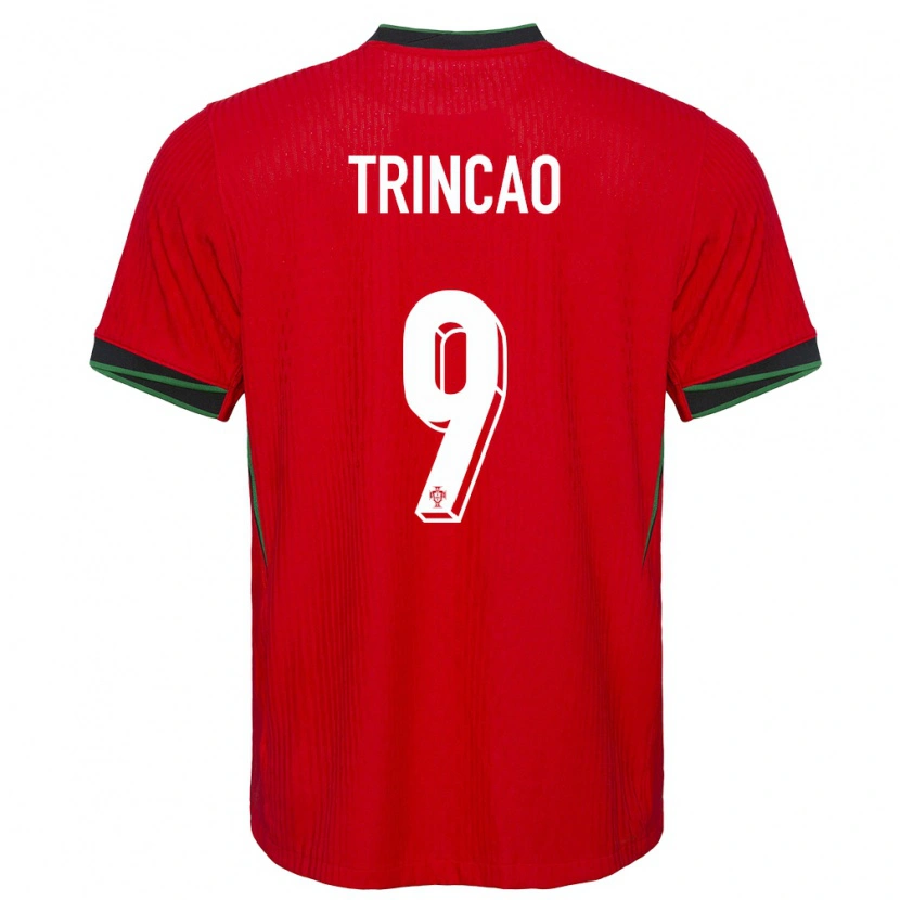 Danxen Dětské Portugalsko Trincão #9 Červené Domů Hráčské Dresy 24-26 Dres