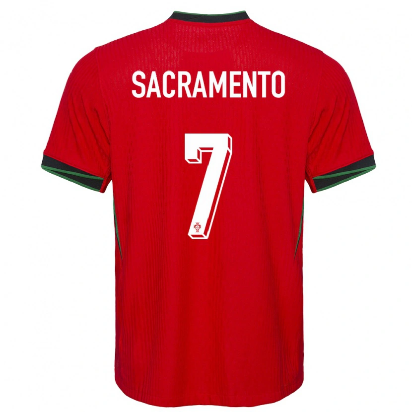 Danxen Dětské Portugalsko Medgilson Sacramento #7 Červené Domů Hráčské Dresy 24-26 Dres