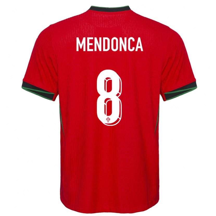 Danxen Dětské Portugalsko Manuel Mendonça #8 Červené Domů Hráčské Dresy 24-26 Dres