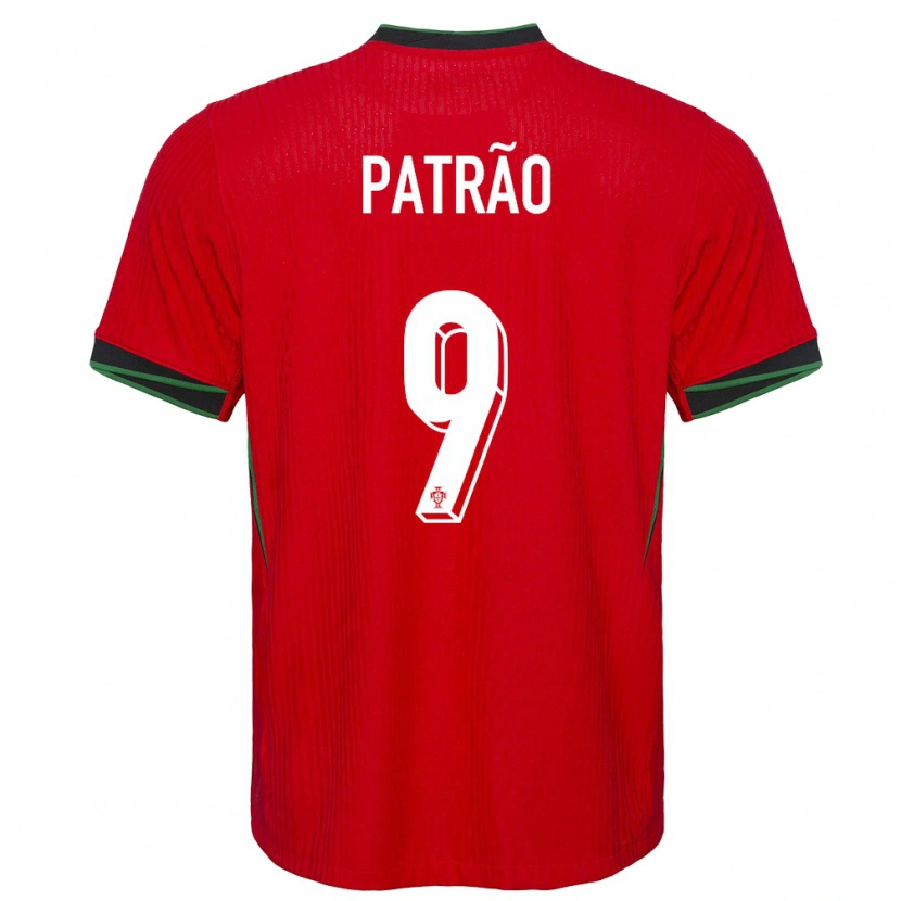 Danxen Dětské Portugalsko Afonso Patrão #9 Červené Domů Hráčské Dresy 24-26 Dres