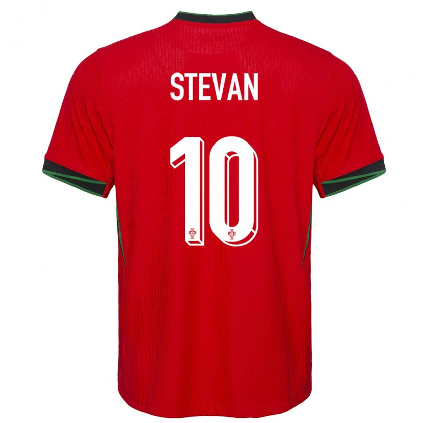 Danxen Dětské Portugalsko Stevan #10 Červené Domů Hráčské Dresy 24-26 Dres
