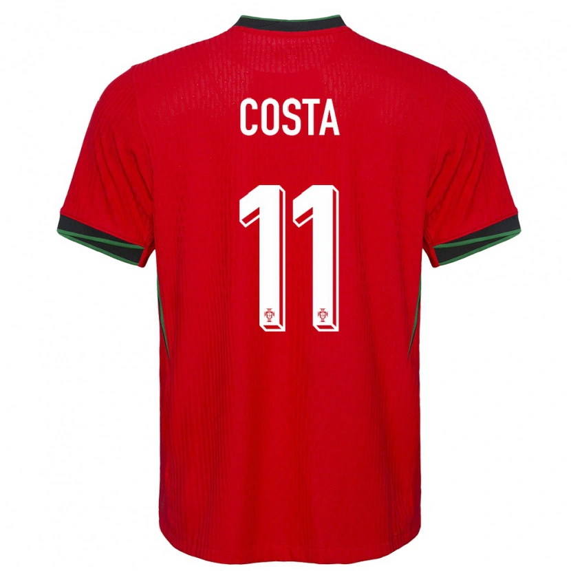 Danxen Dětské Portugalsko Daniel Costa #11 Červené Domů Hráčské Dresy 24-26 Dres