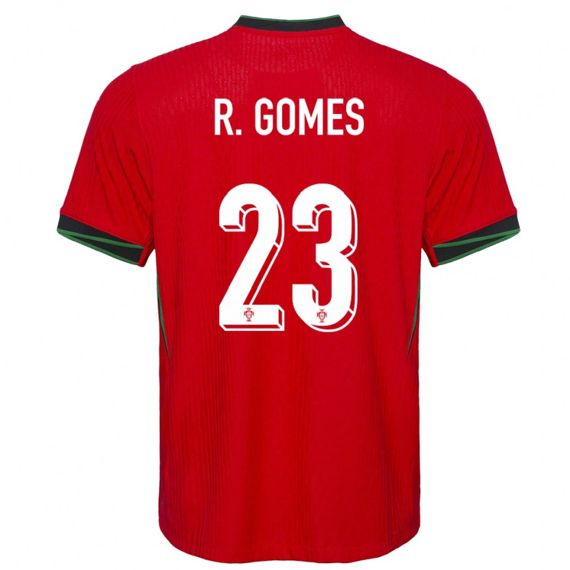 Danxen Dětské Portugalsko Rodrigo Gomes #23 Červené Domů Hráčské Dresy 24-26 Dres