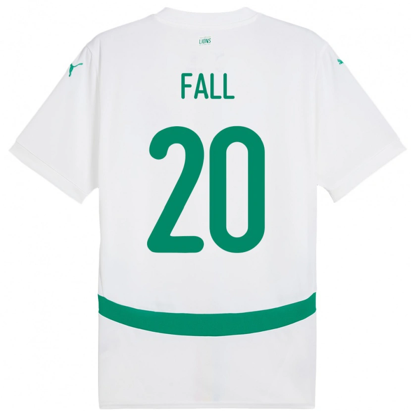 Danxen Dětské Senegal Korka Fall #20 Bílý Domů Hráčské Dresy 24-26 Dres