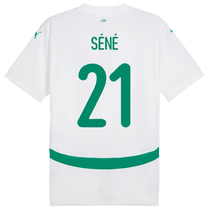 Danxen Dětské Senegal Tening Sene #21 Bílý Domů Hráčské Dresy 24-26 Dres