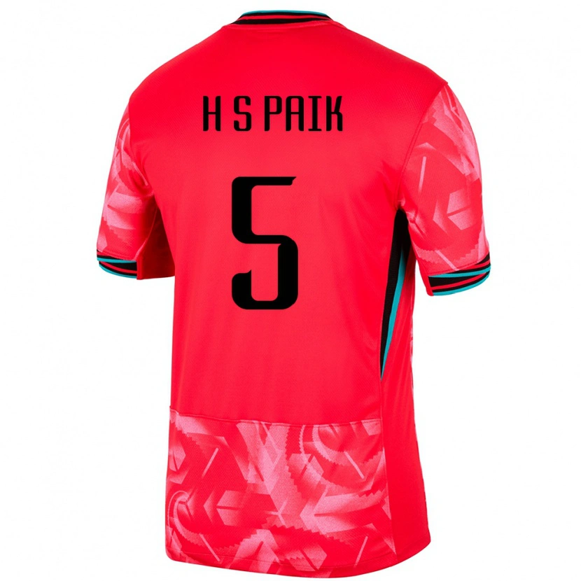 Danxen Dětské Jižní Korea Seung-Ho Paik #5 Zlatý Domů Hráčské Dresy 24-26 Dres