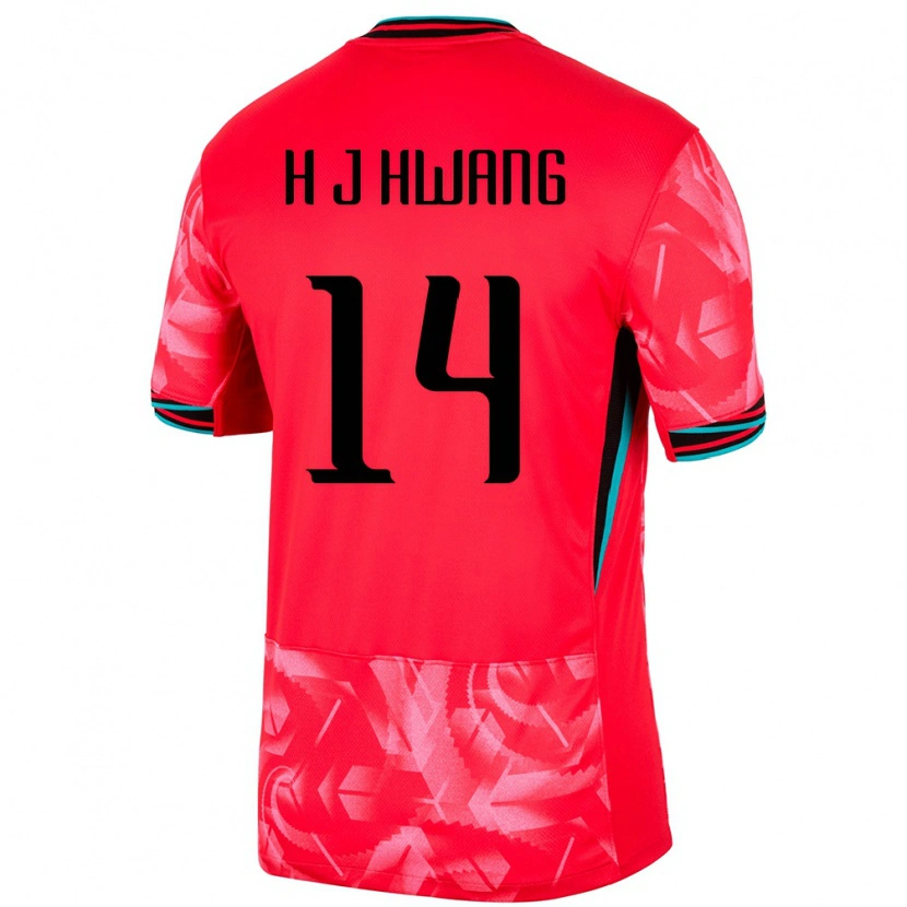 Danxen Dětské Jižní Korea Jeong-Ho Hwang #14 Zlatý Domů Hráčské Dresy 24-26 Dres