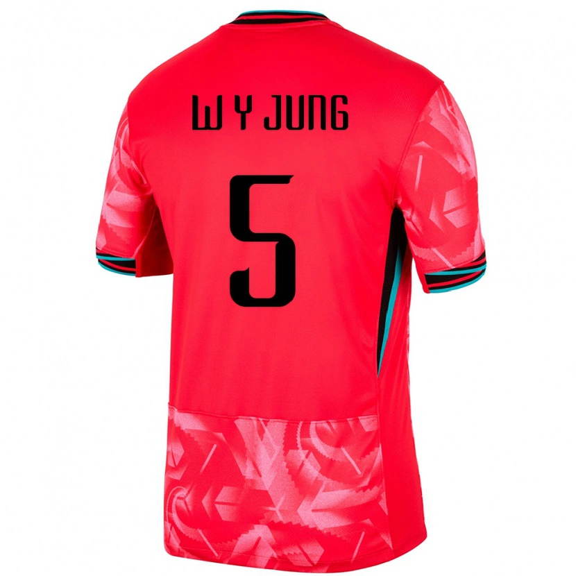 Danxen Dětské Jižní Korea Woo-Young Jung #5 Zlatý Domů Hráčské Dresy 24-26 Dres