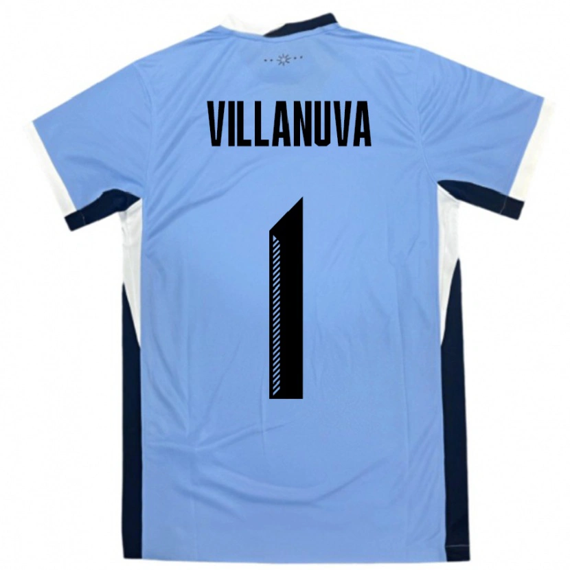 Danxen Dětské Uruguay Josefina Villanuva #1 Bílá Černá Domů Hráčské Dresy 24-26 Dres