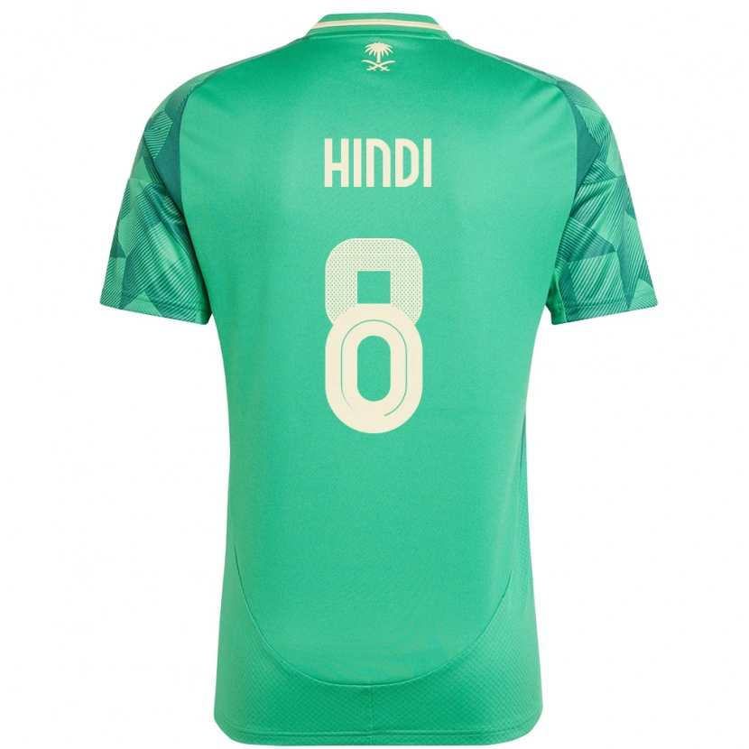 Danxen Dětské Saúdská Arábie Anas Hindi #8 Zelený Domů Hráčské Dresy 24-26 Dres