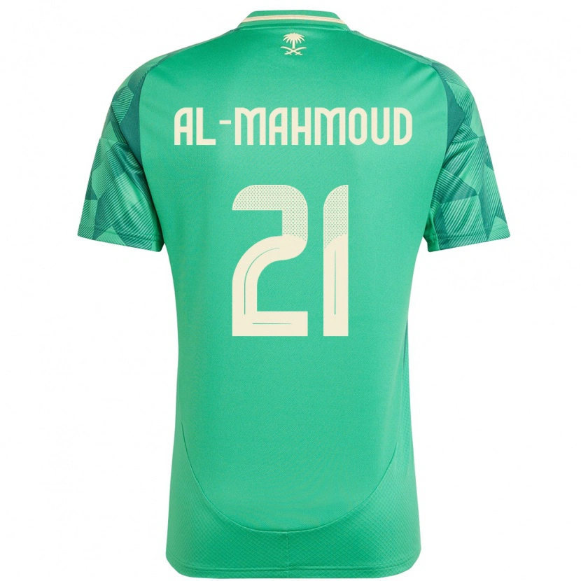 Danxen Dětské Saúdská Arábie Mohammed Al-Mahmoud #21 Zelený Domů Hráčské Dresy 24-26 Dres