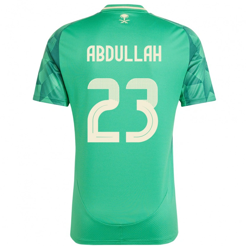 Danxen Dětské Saúdská Arábie Nawaf Abdullah #23 Zelený Domů Hráčské Dresy 24-26 Dres