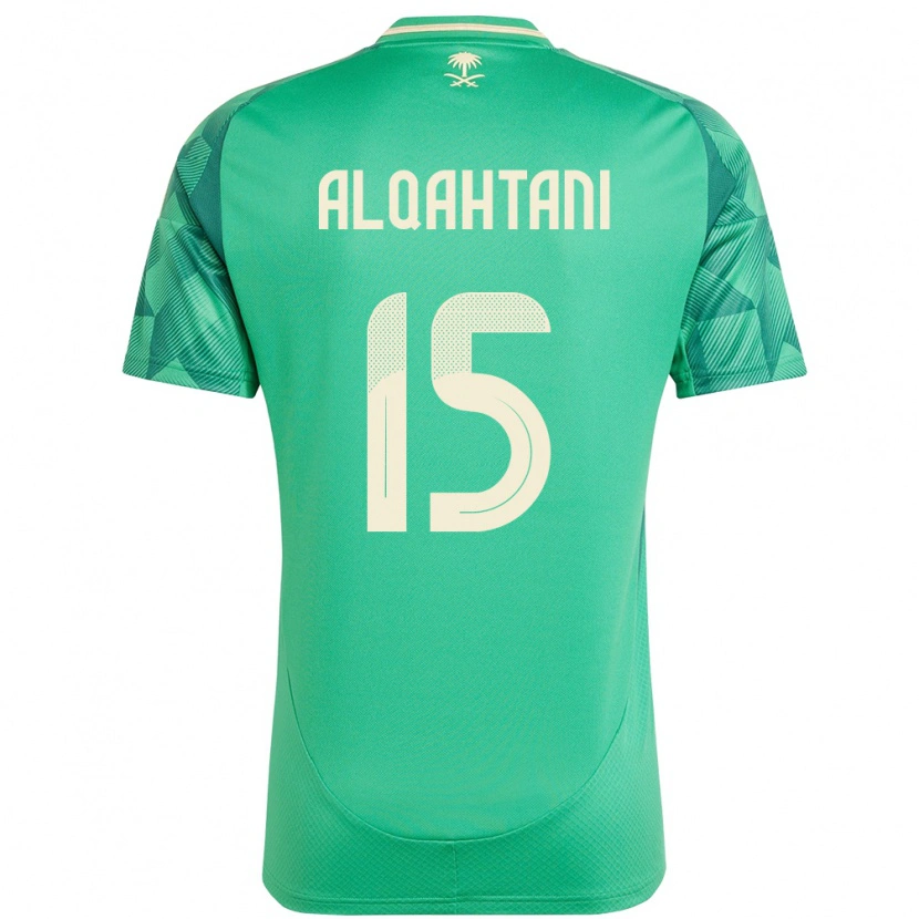Danxen Dětské Saúdská Arábie Mohammed Alqahtani #15 Zelený Domů Hráčské Dresy 24-26 Dres