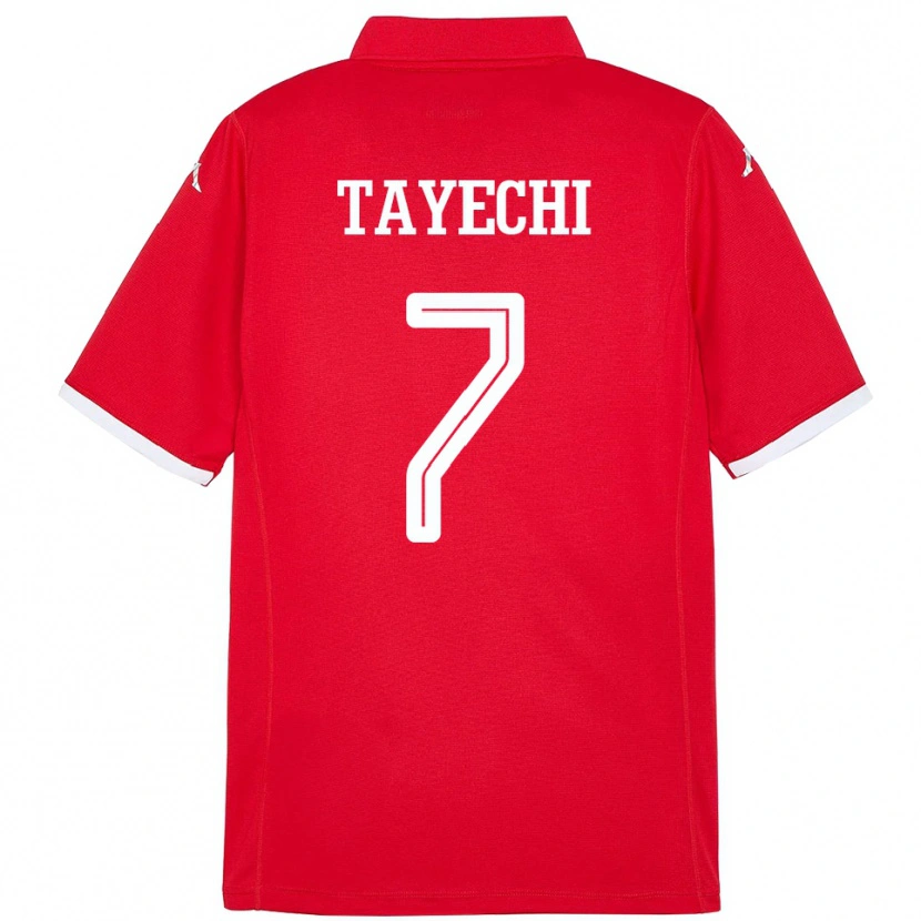 Danxen Dětské Tunisko Fedi Tayechi #7 Červený Domů Hráčské Dresy 24-26 Dres