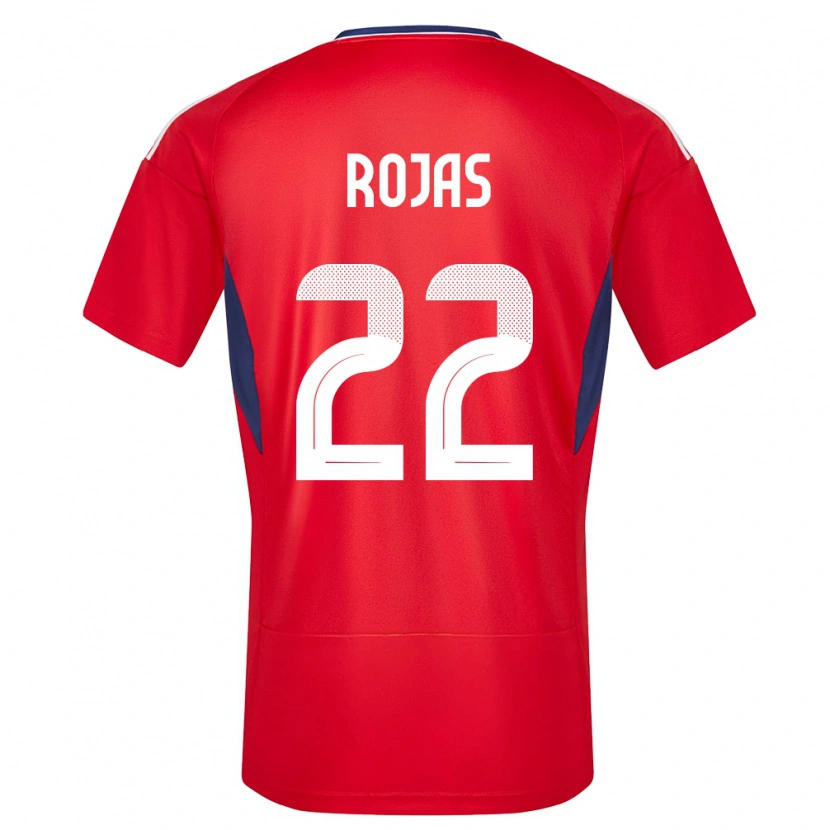 Danxen Dětské Kostarika Andy Rojas #22 Červené Domů Hráčské Dresy 24-26 Dres