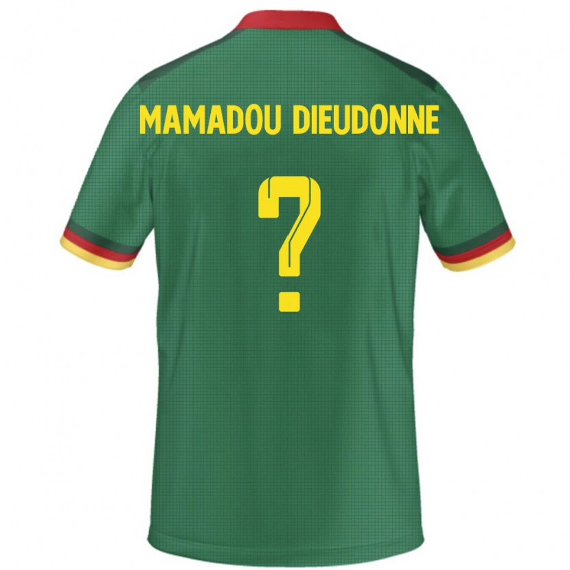 Danxen Dětské Kamerun Malik Mamadou Dieudonne #0 Zelený Domů Hráčské Dresy 24-26 Dres