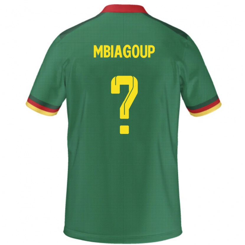 Danxen Dětské Kamerun Xavier Mbiagoup #0 Zelený Domů Hráčské Dresy 24-26 Dres