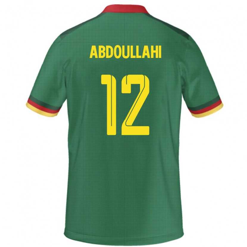Danxen Dětské Kamerun Tidjani Ahmadou Abdoullahi #12 Zelený Domů Hráčské Dresy 24-26 Dres