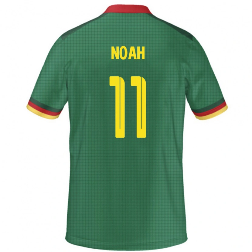 Danxen Dětské Kamerun Yanick Noah #11 Zelený Domů Hráčské Dresy 24-26 Dres