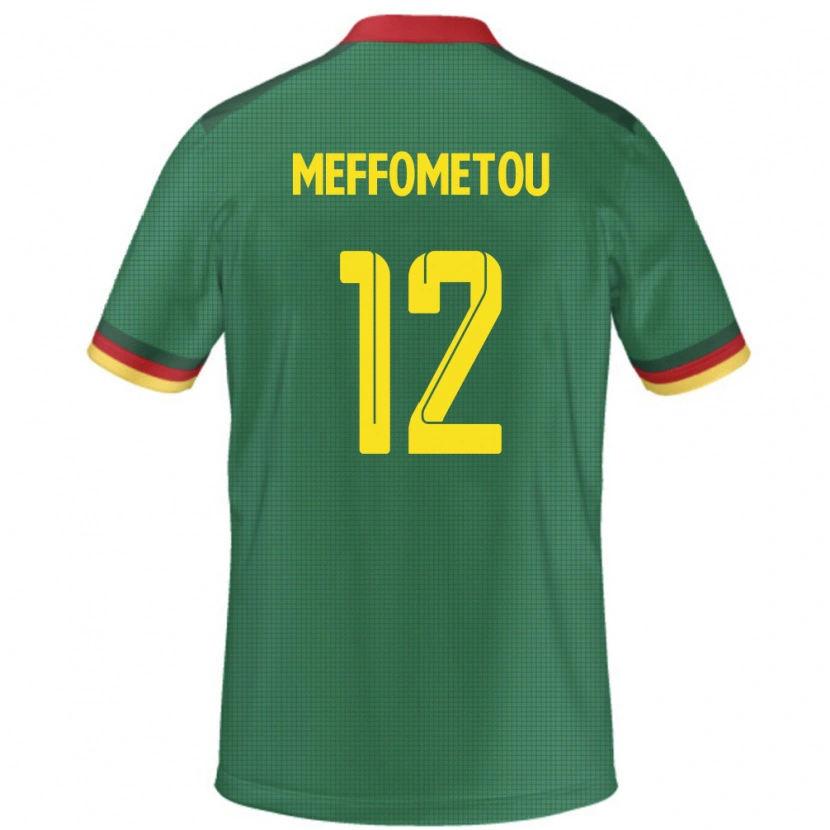 Danxen Dětské Kamerun Falonne Meffometou #12 Zelený Domů Hráčské Dresy 24-26 Dres