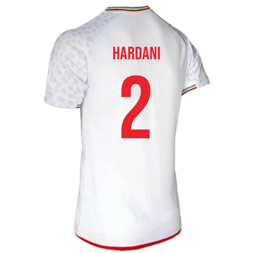 Danxen Dětské Írán Saleh Hardani #2 Bílý Domů Hráčské Dresy 24-26 Dres