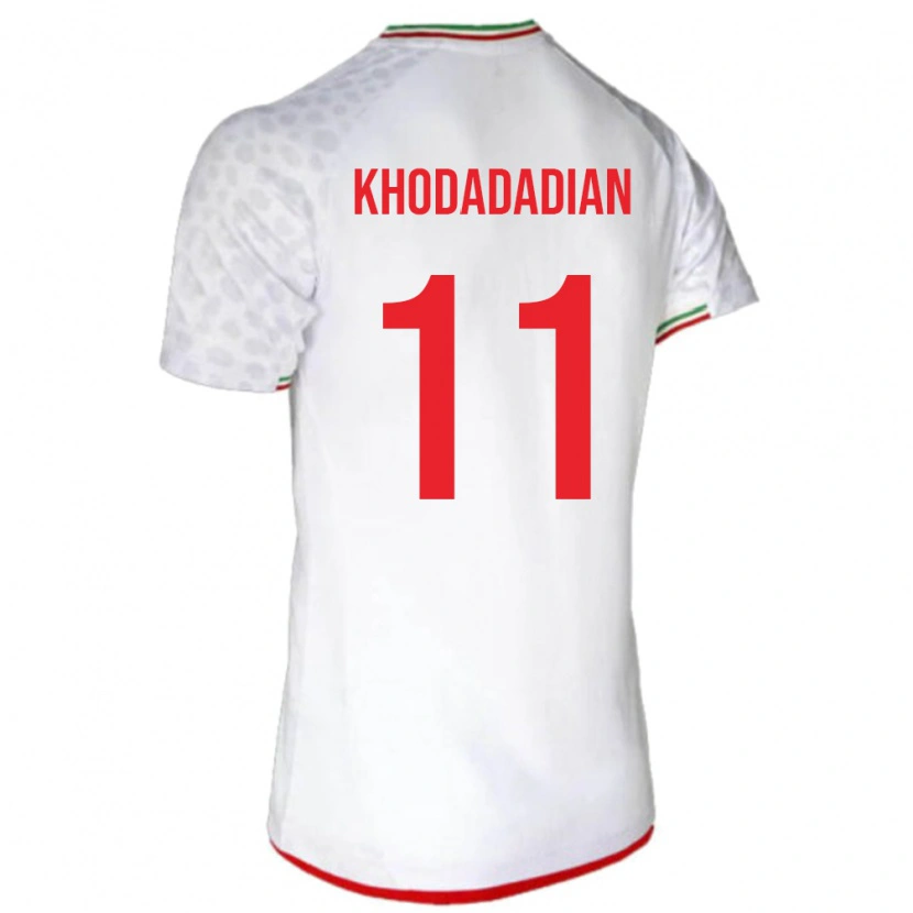 Danxen Dětské Írán Erfan Khodadadian #11 Bílý Domů Hráčské Dresy 24-26 Dres