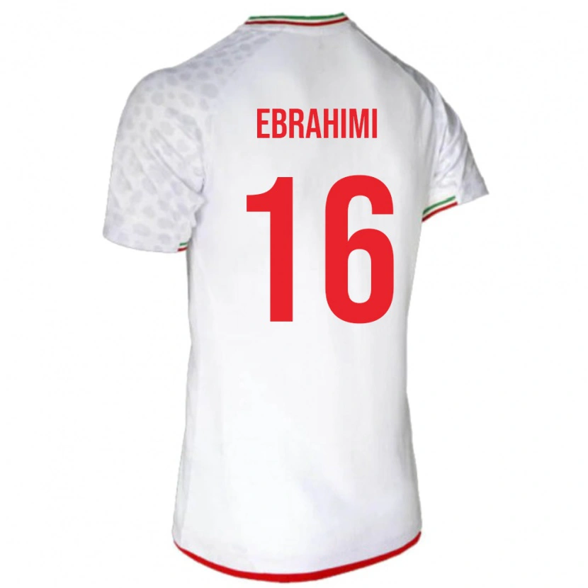 Danxen Dětské Írán Omid Ebrahimi #16 Bílý Domů Hráčské Dresy 24-26 Dres